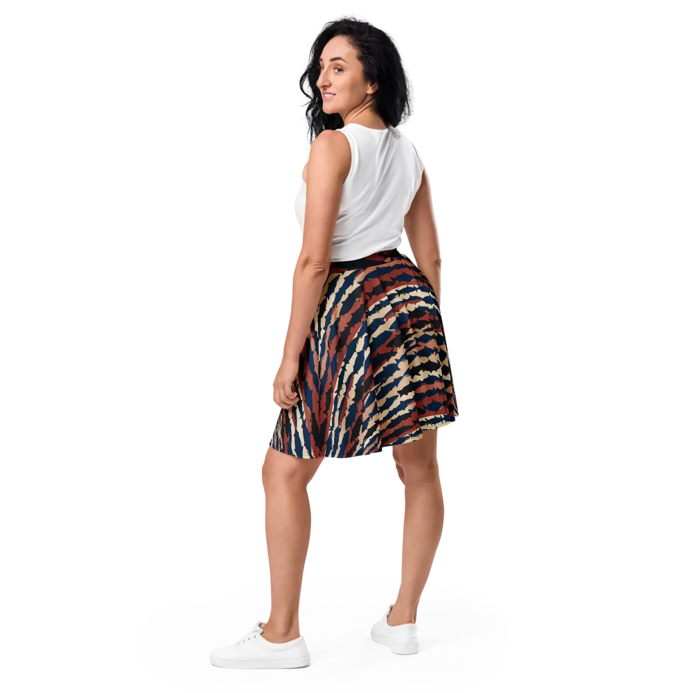 Midnight Run Fish on Skater Skirt — Back