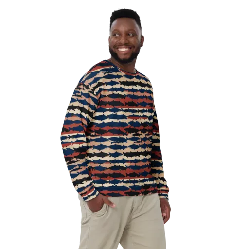 Midnight Run Fish on a Sweatshirt