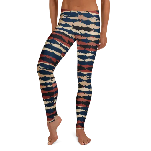 Midnight Run Fish on a Leggings