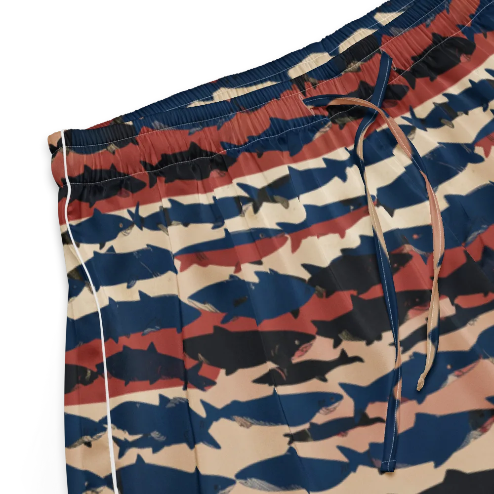 Midnight Run Fish on Women's Pajama Shorts — Product details