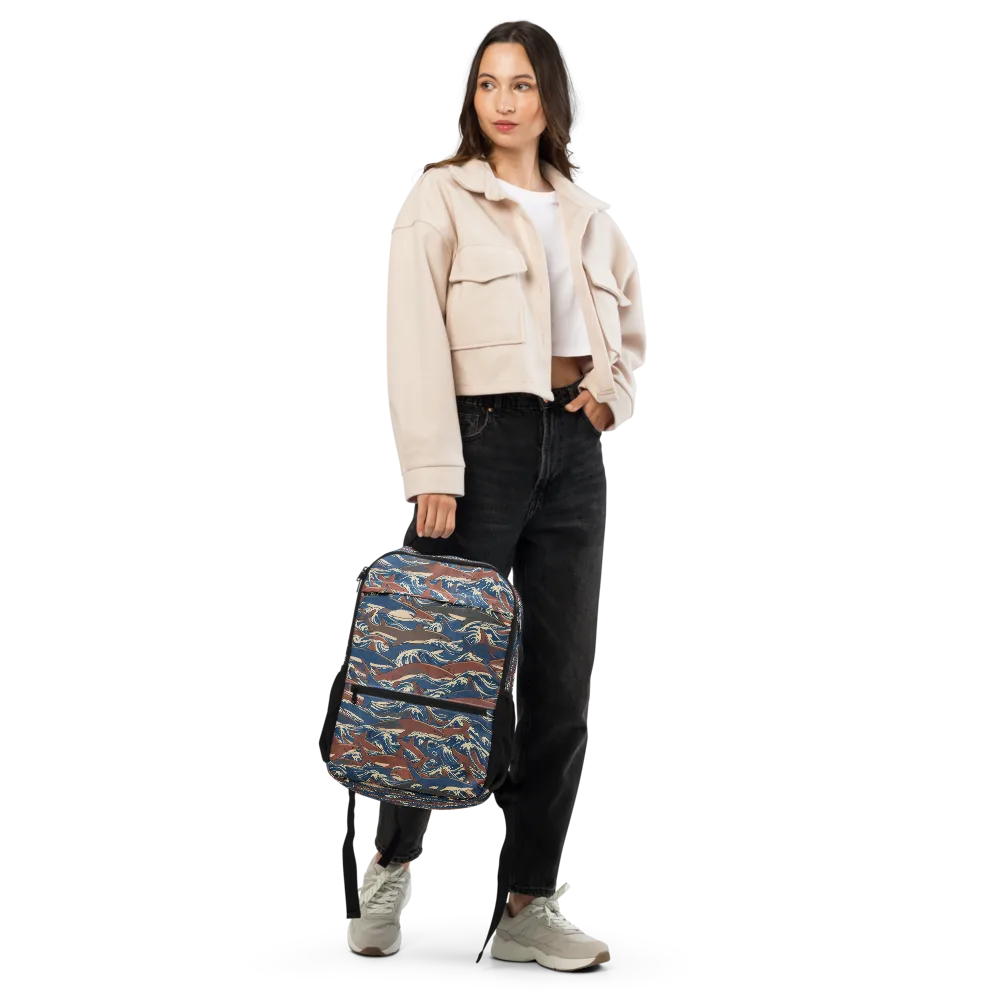 Tidal Teeth on Utility Backpack — Front