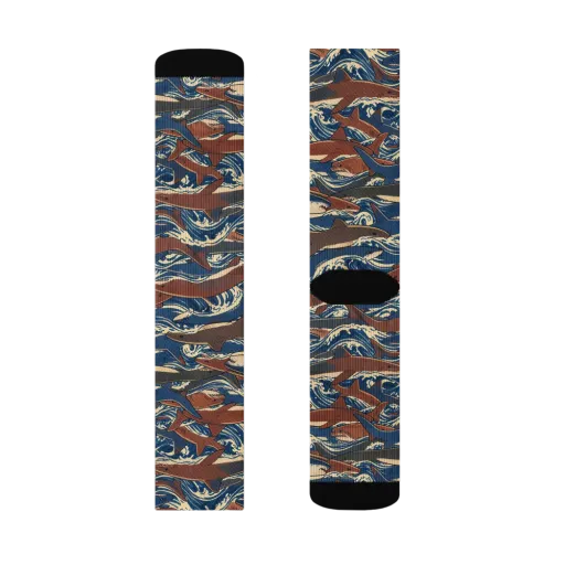 Tidal Teeth on a Socks