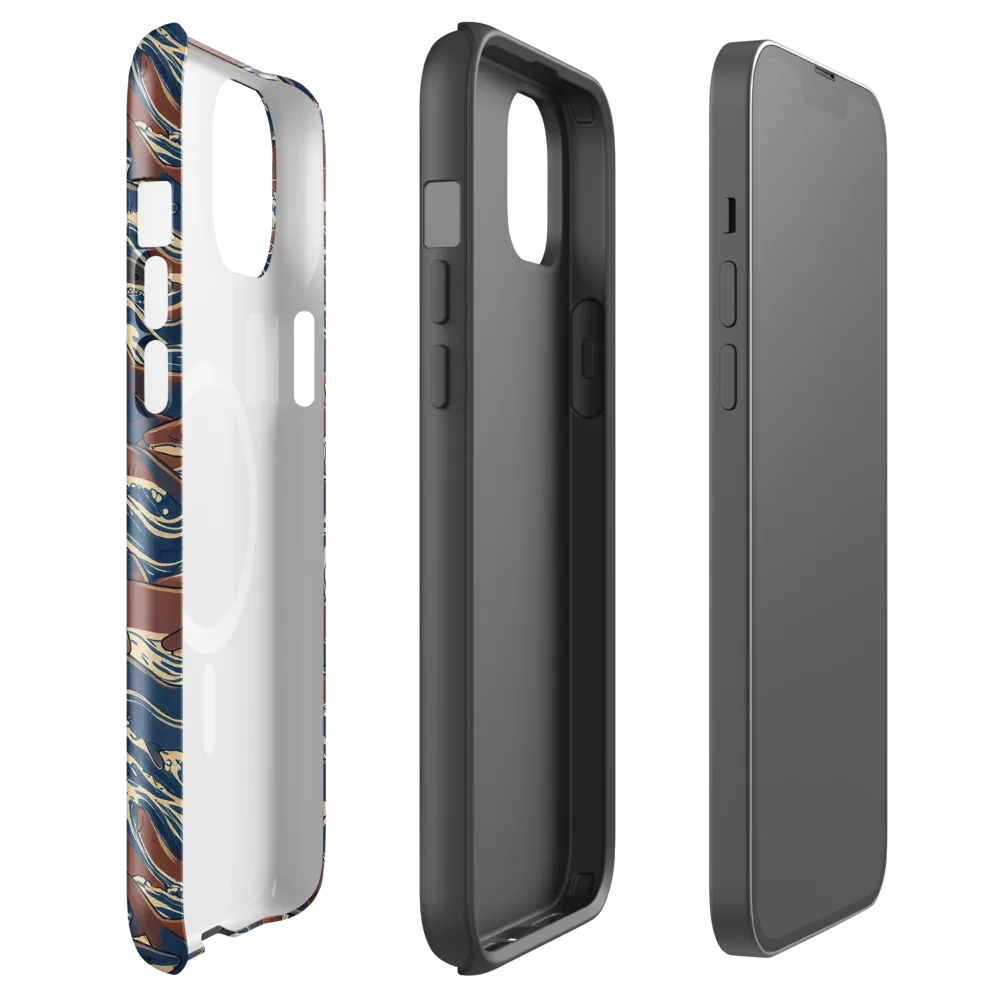 Tidal Teeth on MagSafe Tough Case for iPhone® — Front