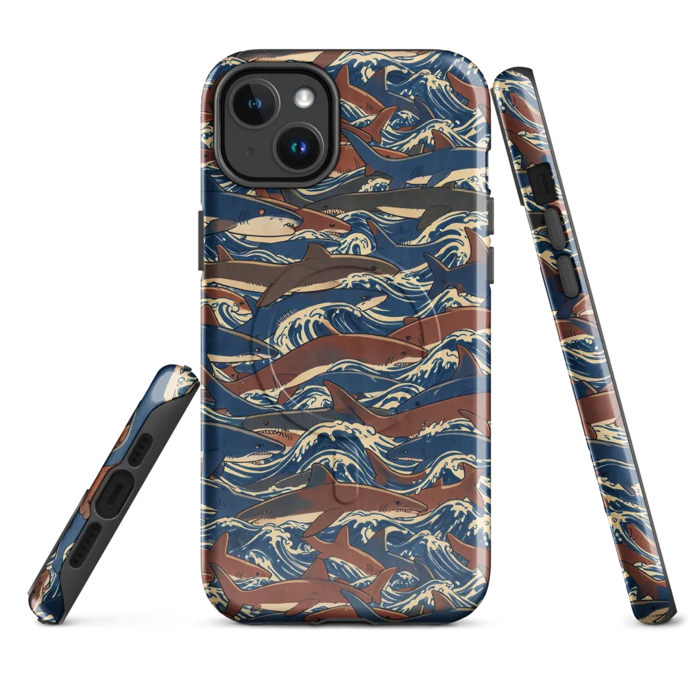 Tidal Teeth on MagSafe Tough Case for iPhone® — Front