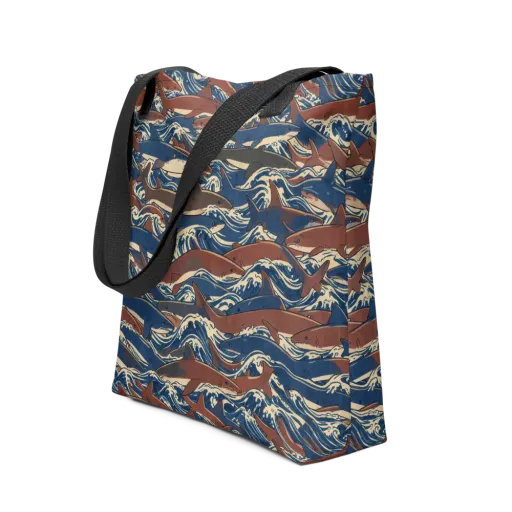 Tidal Teeth on a Tote Bag