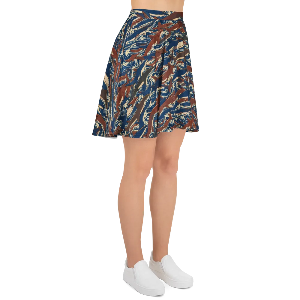 Tidal Teeth on Skater Skirt — Right