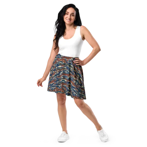 Tidal Teeth on a Skater Skirt