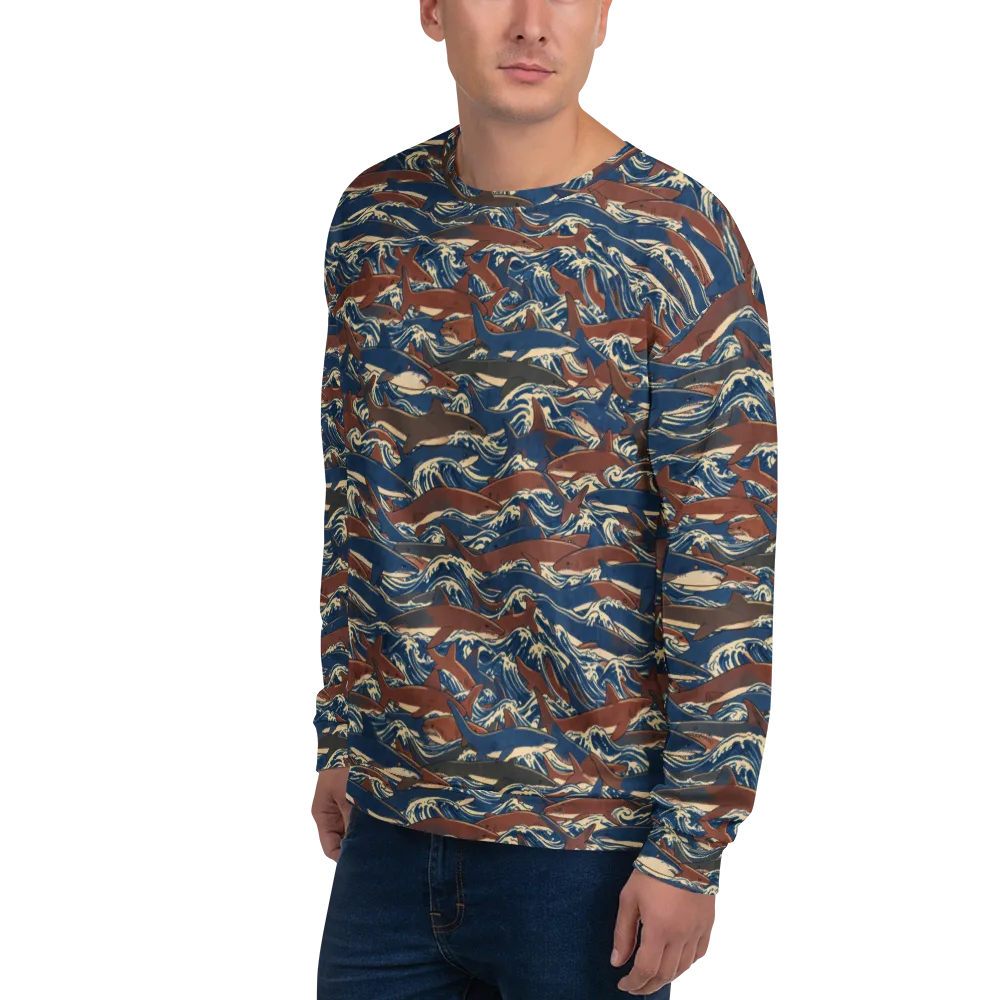 Tidal Teeth on Sweatshirt — Left Front