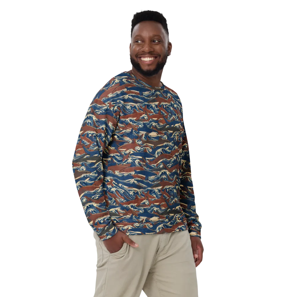 Tidal Teeth on Sweatshirt — Front