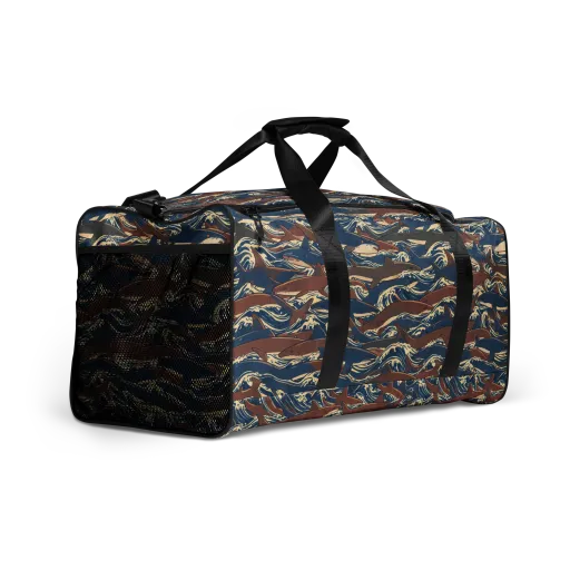 Tidal Teeth on a Duffle Bag