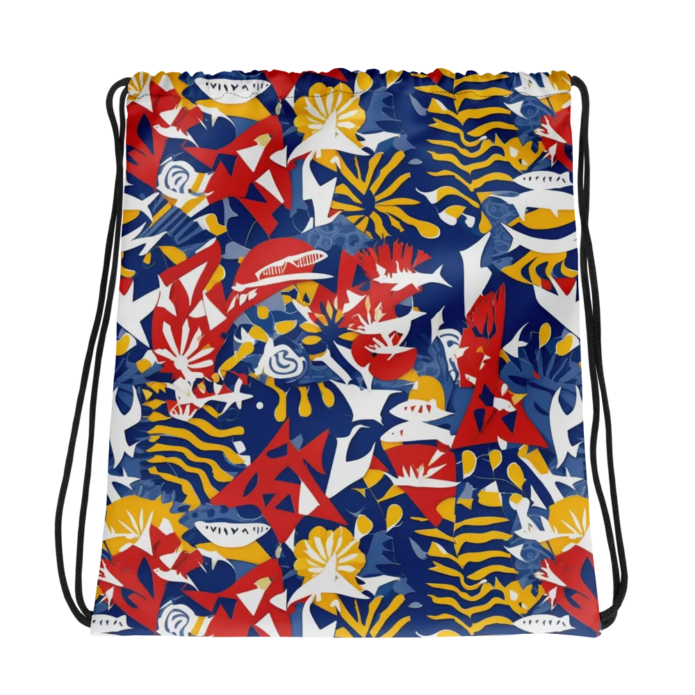 Marigold Riot on Drawstring Bag — Photo