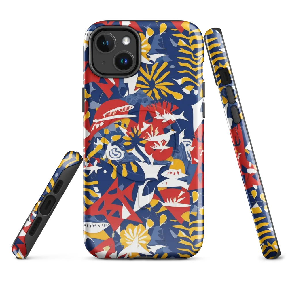Marigold Riot on MagSafe Tough Case for iPhone® — Front