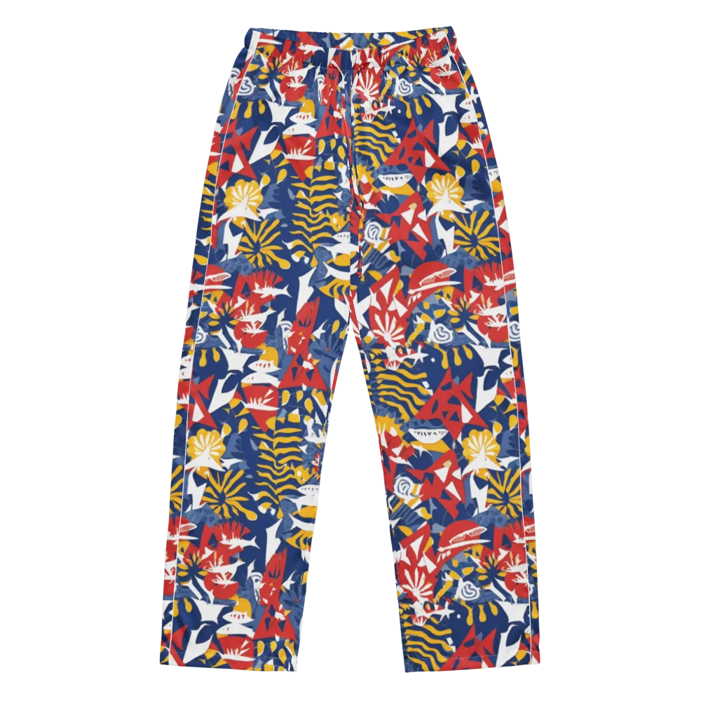Marigold Riot on Women's Pajama Pants — Front