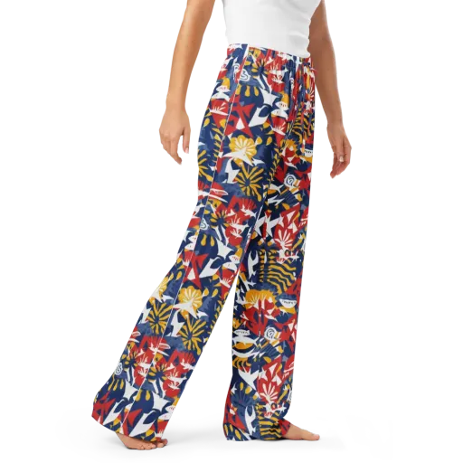 Marigold Riot on a Women's Pajama Pants