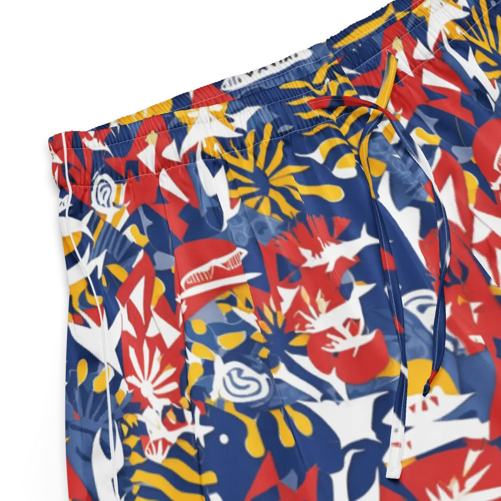 Marigold Riot on Women's Pajama Shorts — Product details