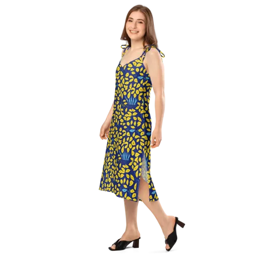 Midnight Lemon on a Slip Dress