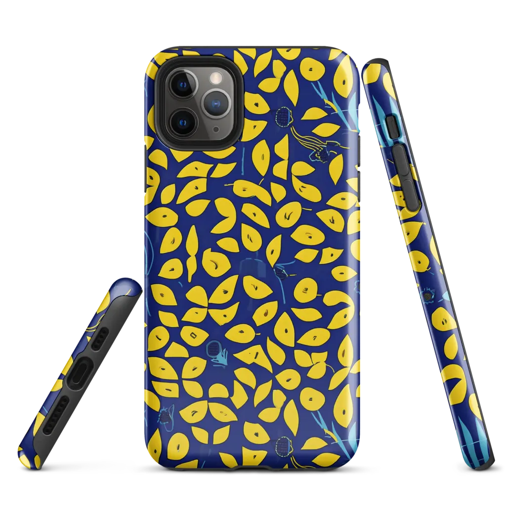 Midnight Lemon on Tough Case for iPhone® — Front