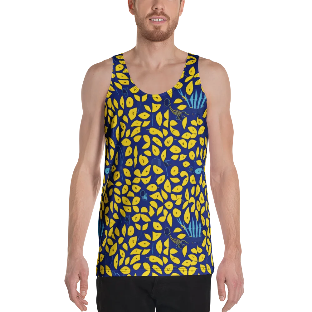 Midnight Lemon on Men's Tank Top — Front