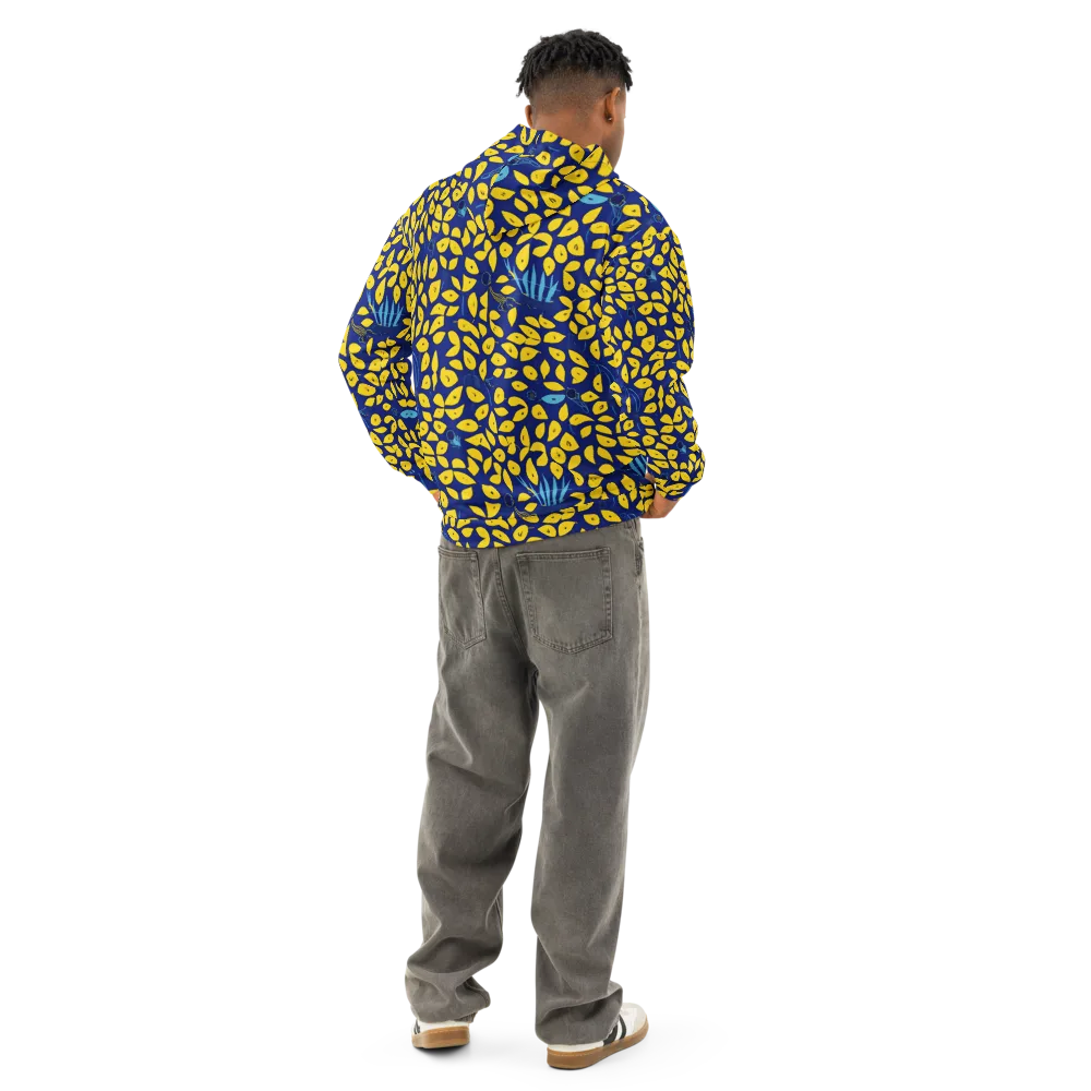 Midnight Lemon on Cotton Hoodie — Back