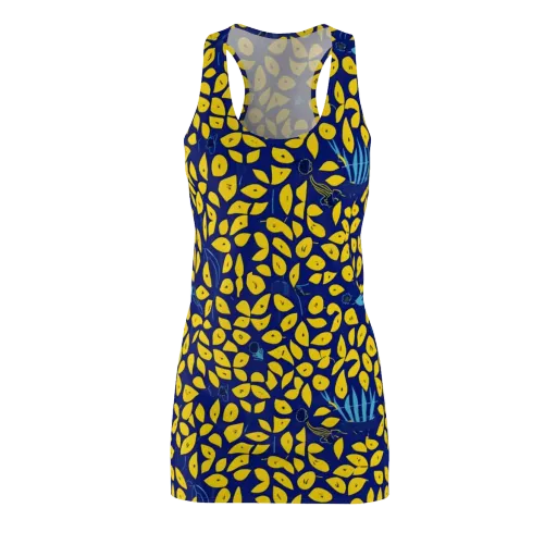 Midnight Lemon on a Racerback Dress