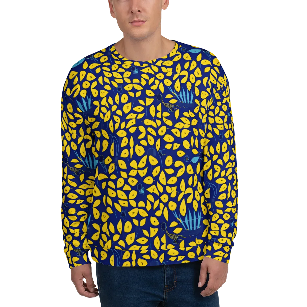 Midnight Lemon on Sweatshirt — Front