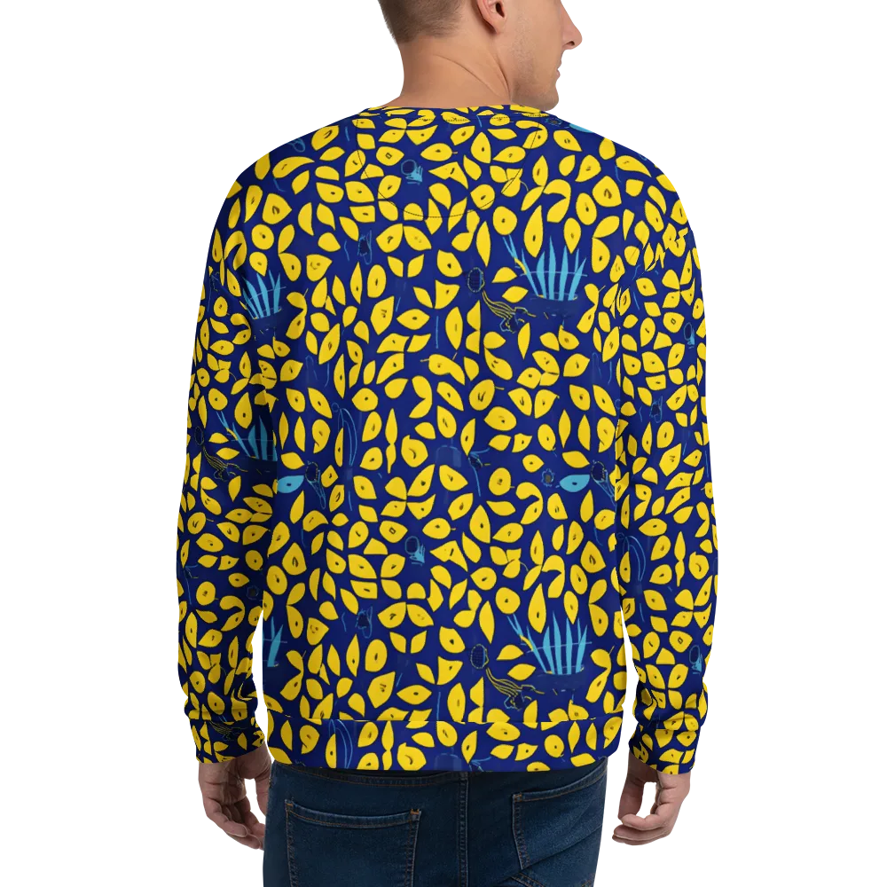 Midnight Lemon on Sweatshirt — Back