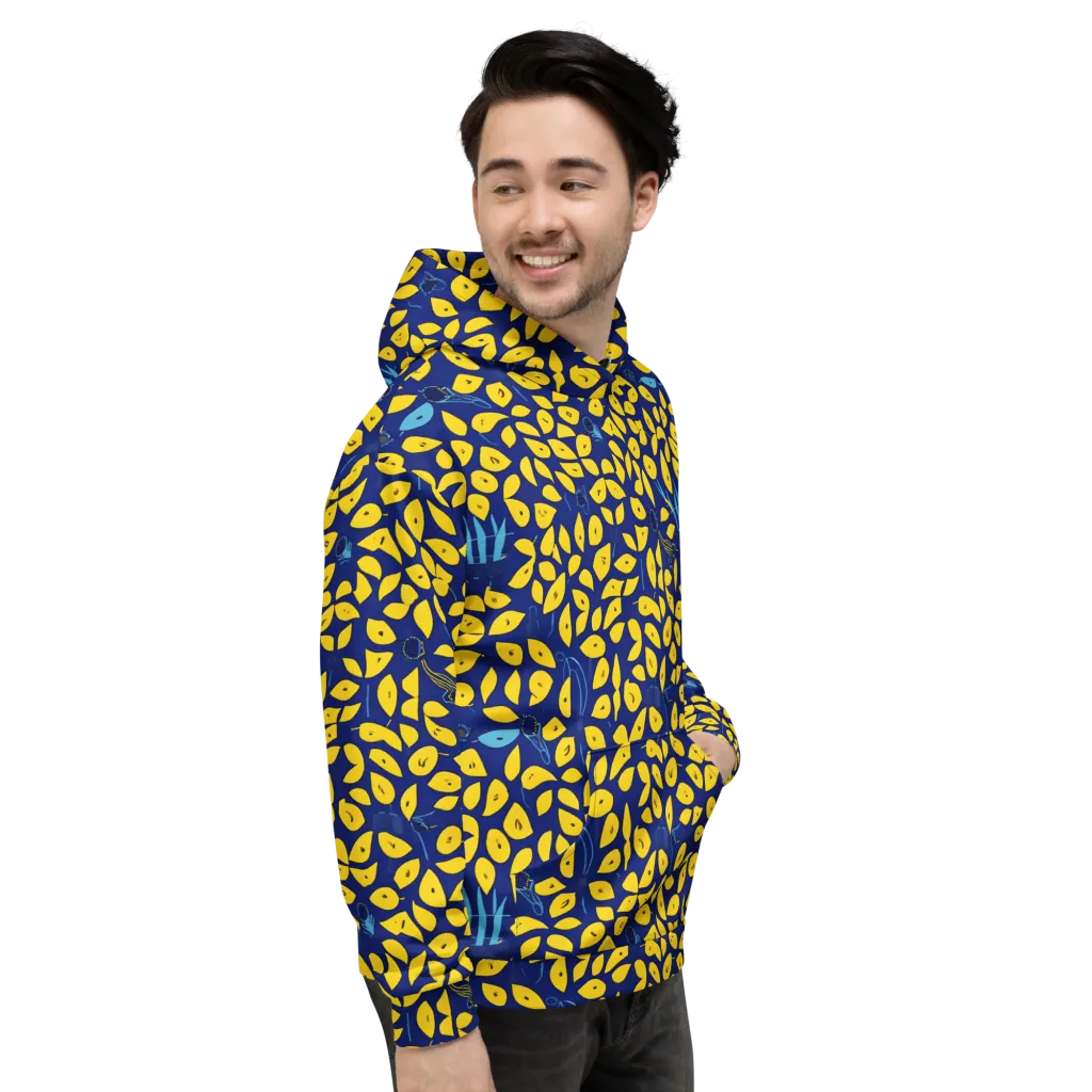 Midnight Lemon on Hoodie — Right