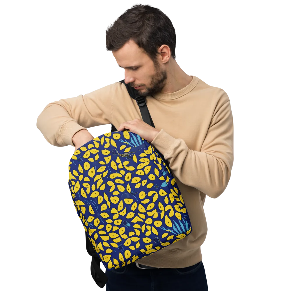 Midnight Lemon on Minimalist Backpack — Front