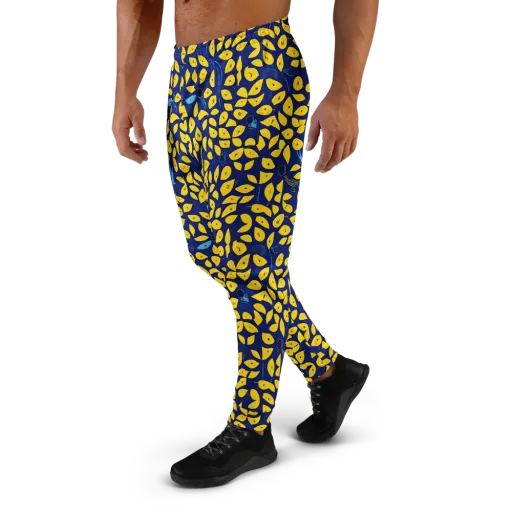 Midnight Lemon on a Men's Joggers