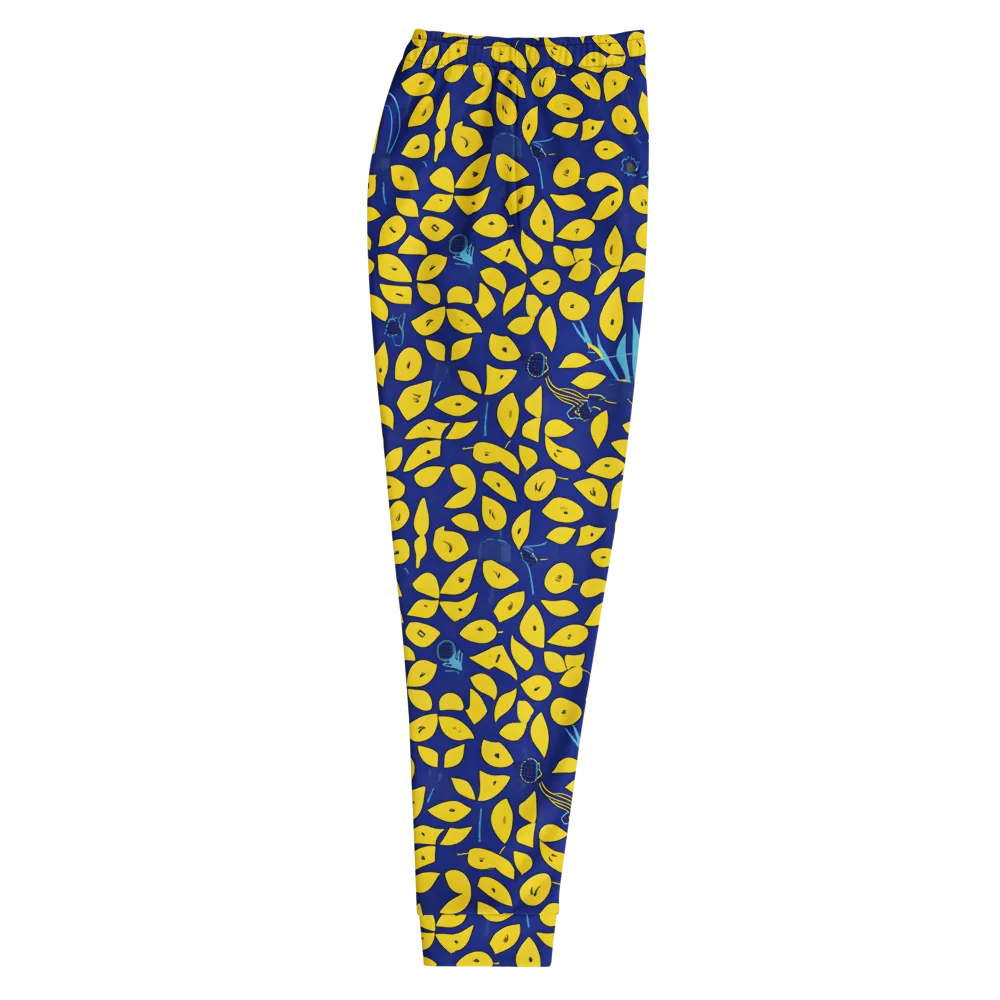 Midnight Lemon on Men's Joggers — Right