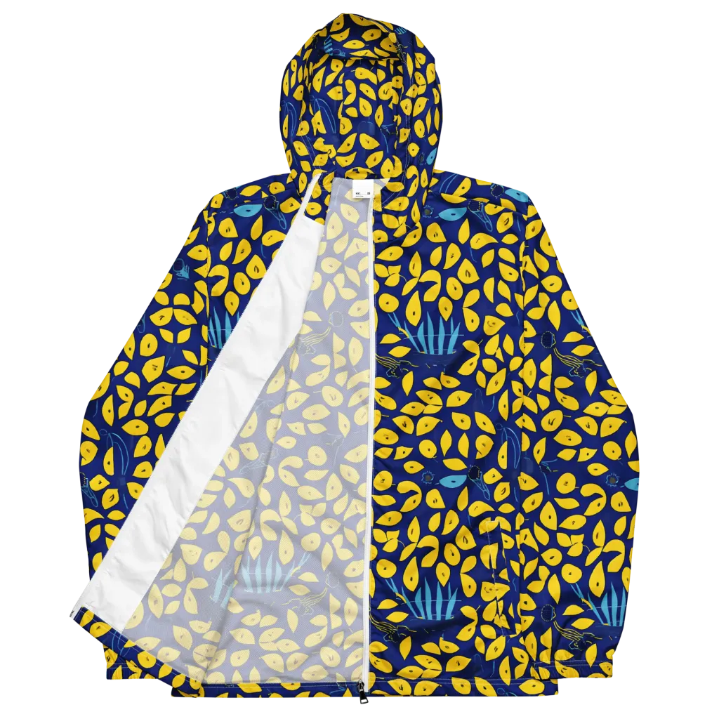 Midnight Lemon on Men's Windbreaker — Front