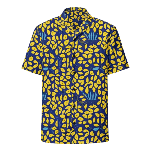 Midnight Lemon on a Button Shirt