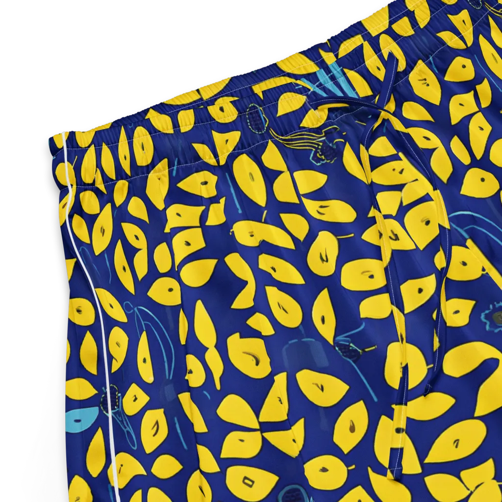 Midnight Lemon on Women's Pajama Shorts — Product details