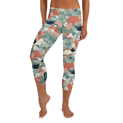 Sage Frequency on a Capri Leggings
