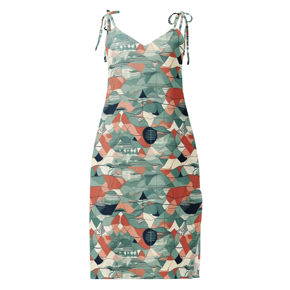 Sage Frequency on Slip Dress — Front