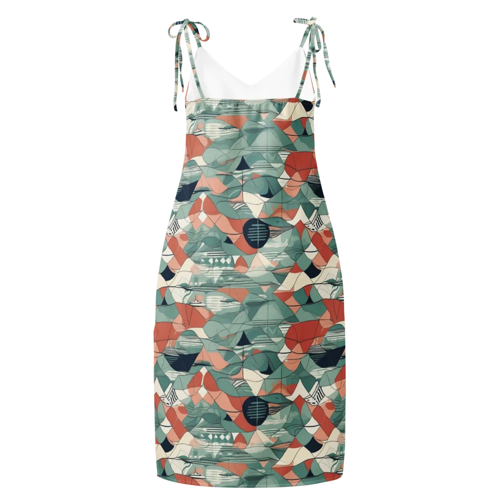 Sage Frequency on Slip Dress — Back