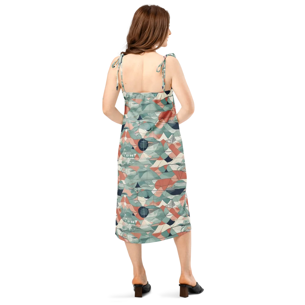 Sage Frequency on Slip Dress — Back