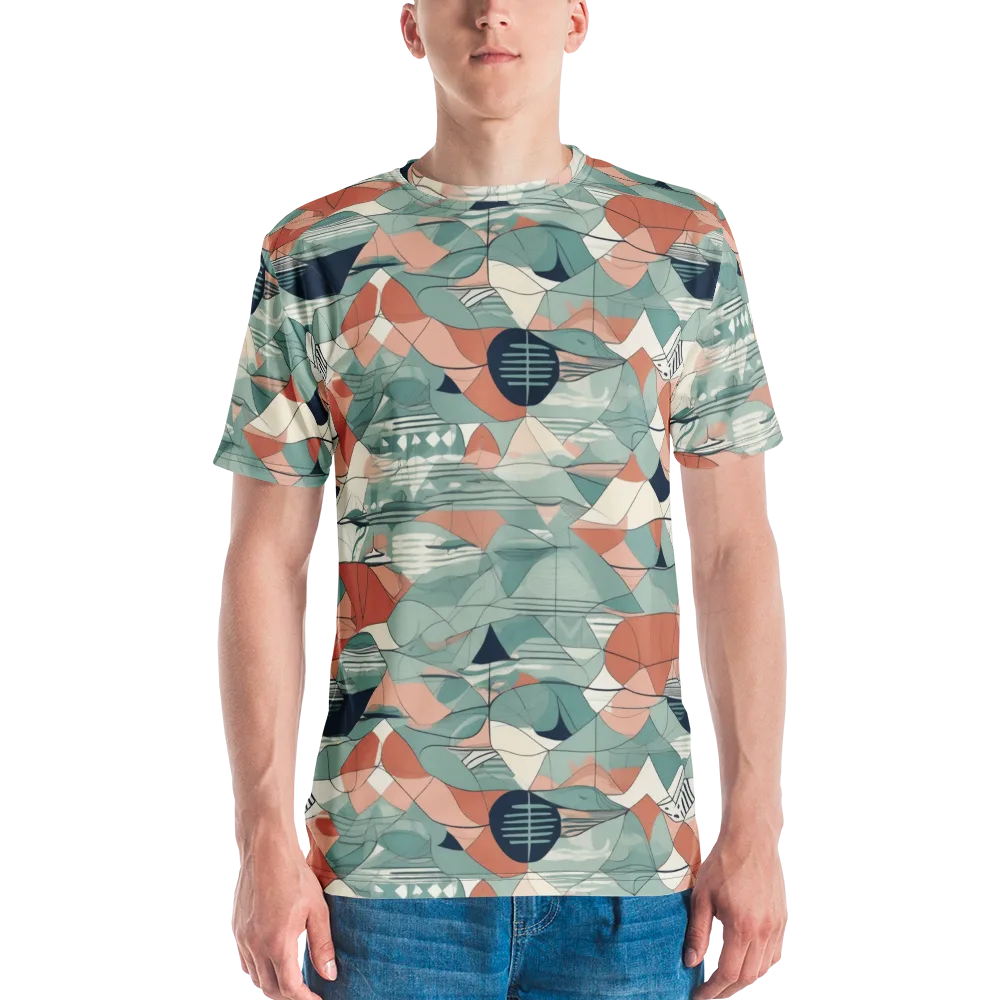 Sage Frequency on Men's Crew Neck T-Shirt — Front