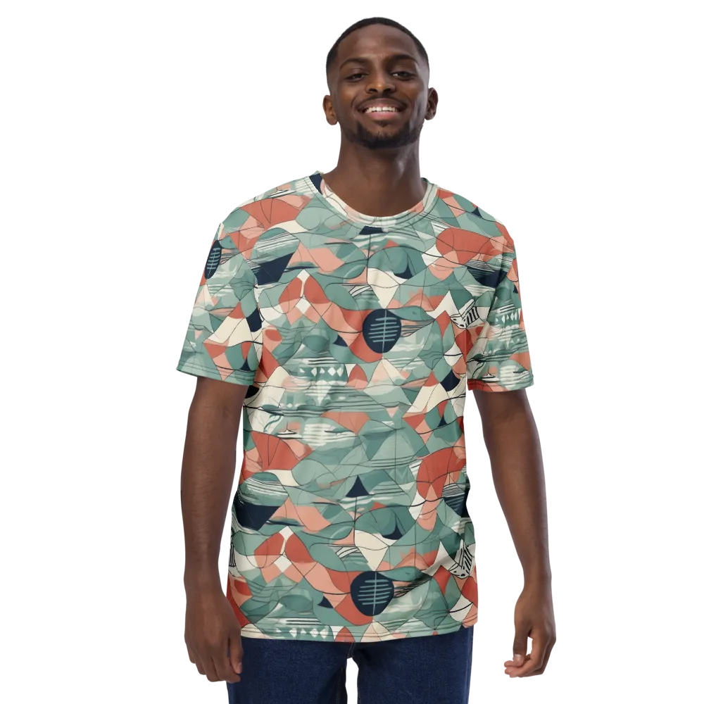 Sage Frequency on Men's Crew Neck T-Shirt — Front
