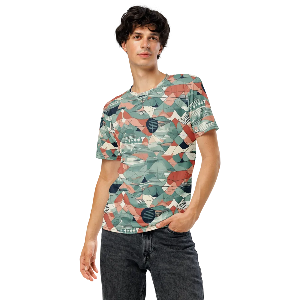 Sage Frequency on Men's Crew Neck T-Shirt — Front