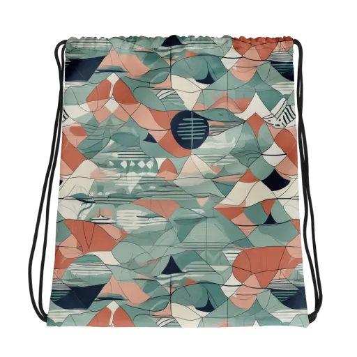 Sage Frequency on a Drawstring Bag