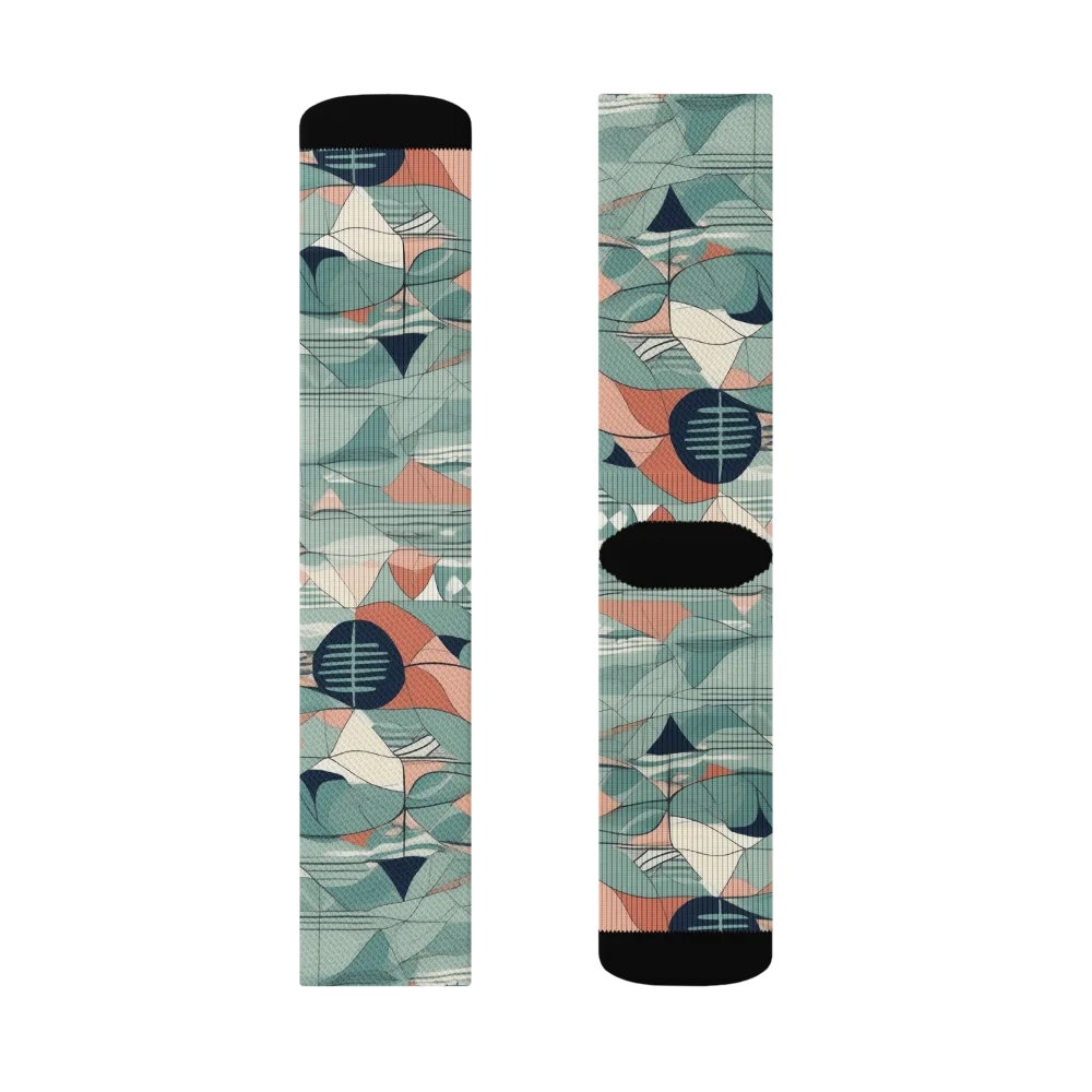Sage Frequency on Socks — Right Sock
