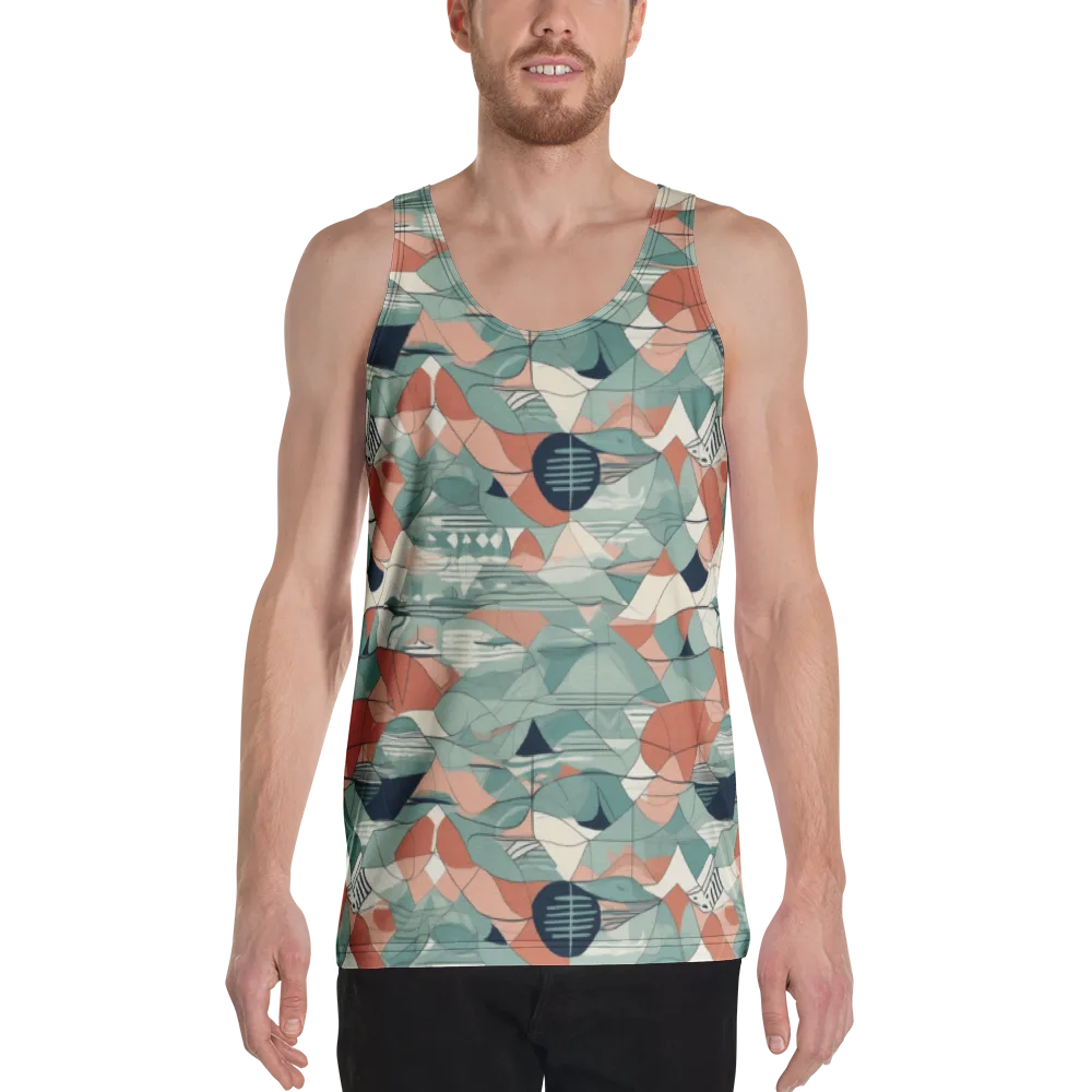 Sage Frequency on Men's Tank Top — Front