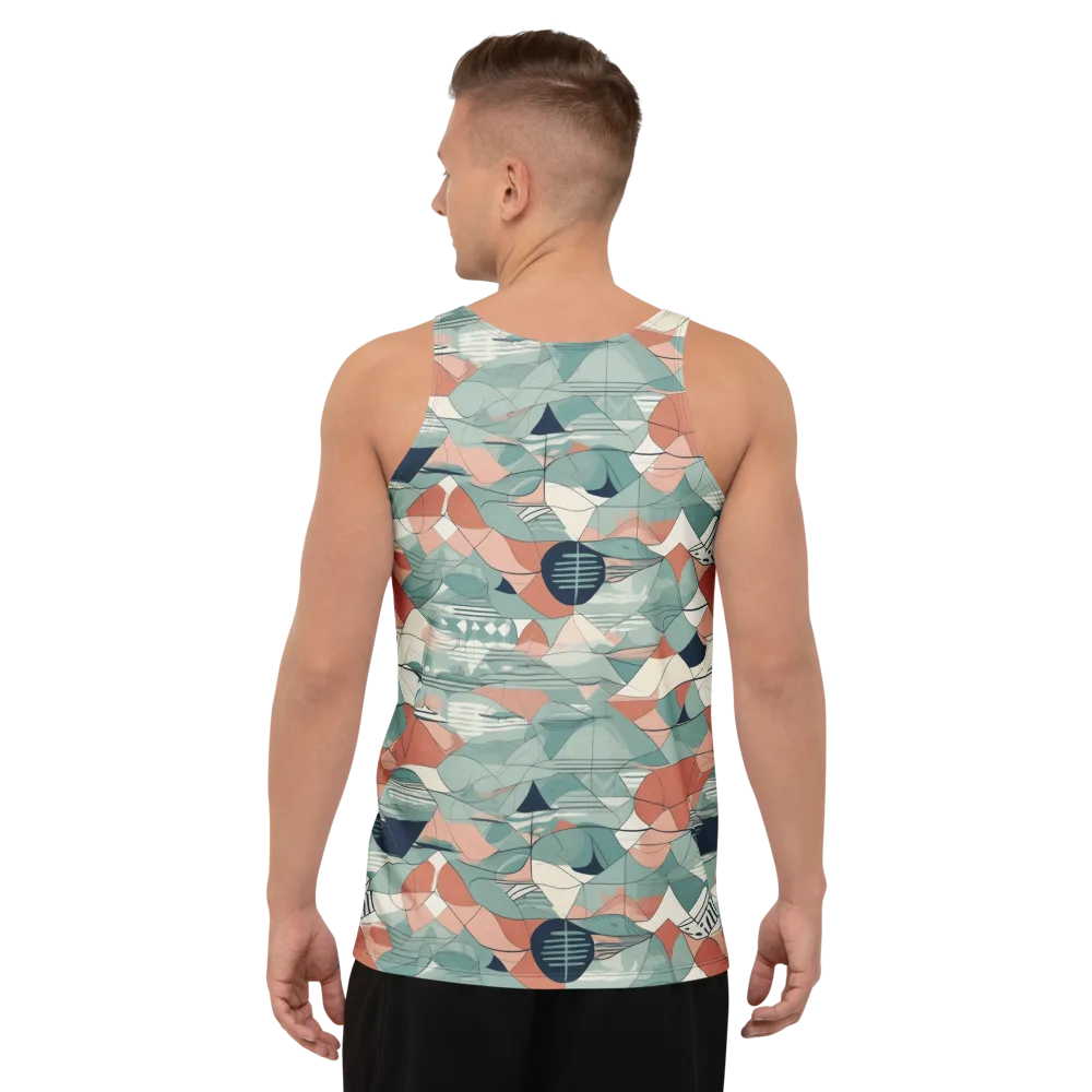 Sage Frequency on Men's Tank Top — Back