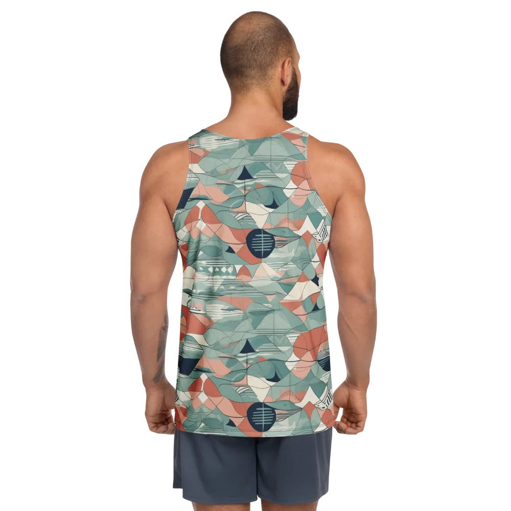 Sage Frequency on Men's Tank Top — Back