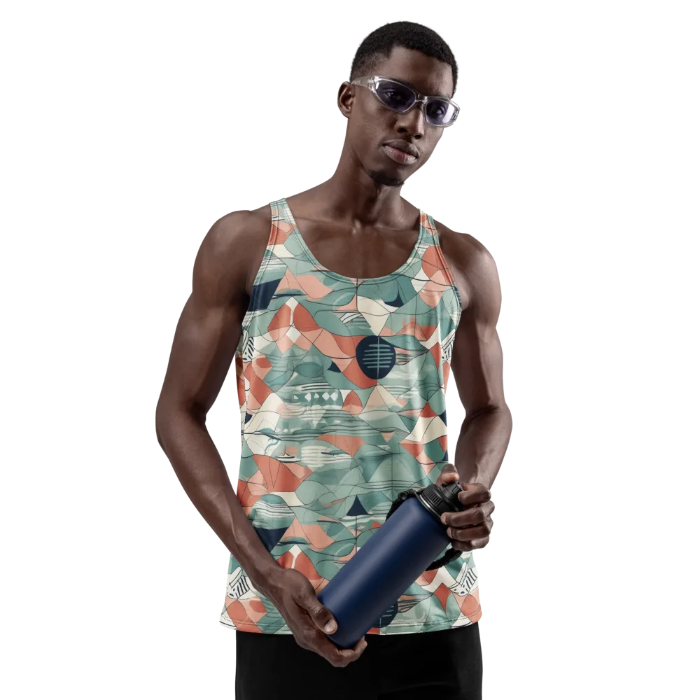 Sage Frequency on Men's Tank Top — Front