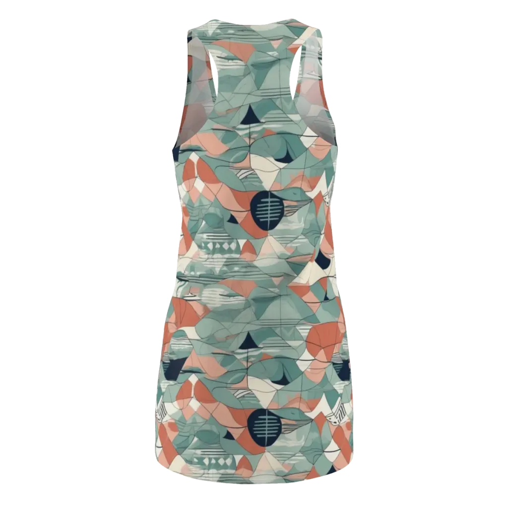 Sage Frequency on Racerback Dress — Back