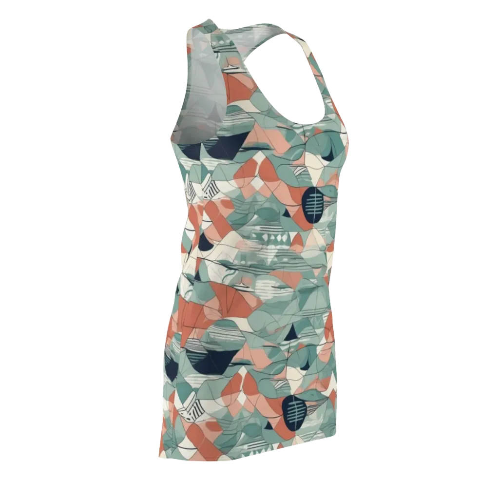 Sage Frequency on Racerback Dress — Front Side