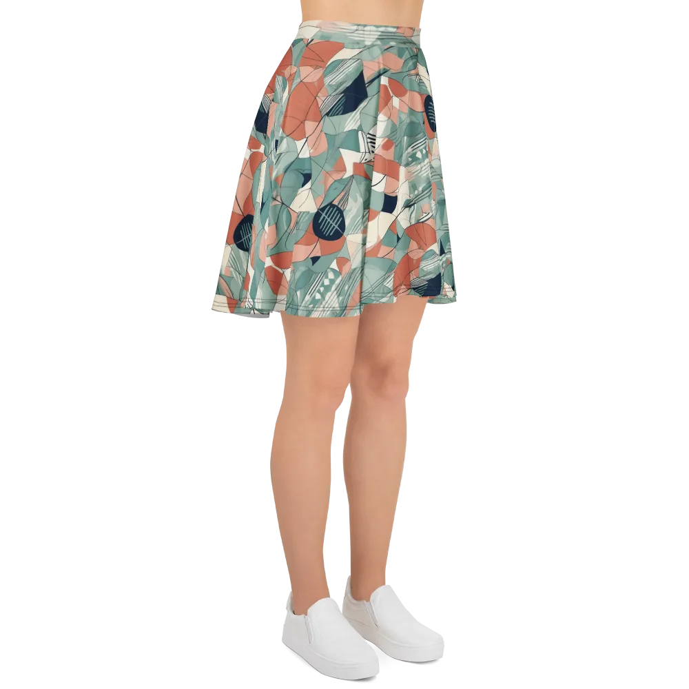 Sage Frequency on Skater Skirt — Right