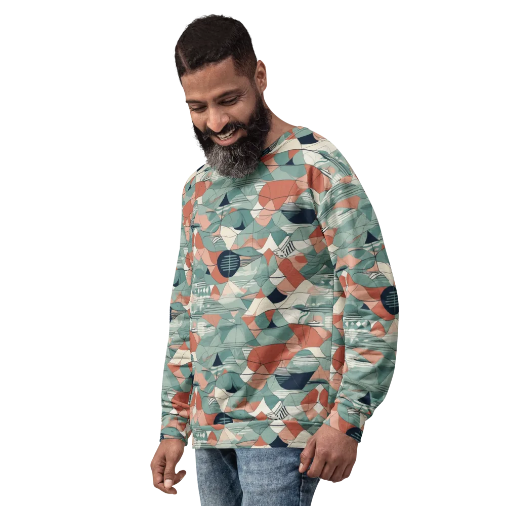 Sage Frequency on Sweatshirt — Left Front